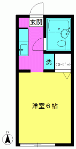 久我山ガーデンテラス　103号室　間取り