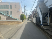 前面道路　西側から